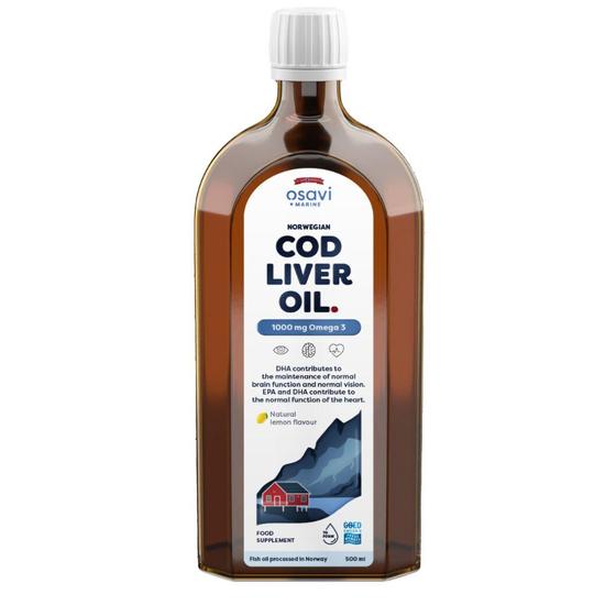 Osavi Norwegian Cod Liver Oil 1000mg Omega 3