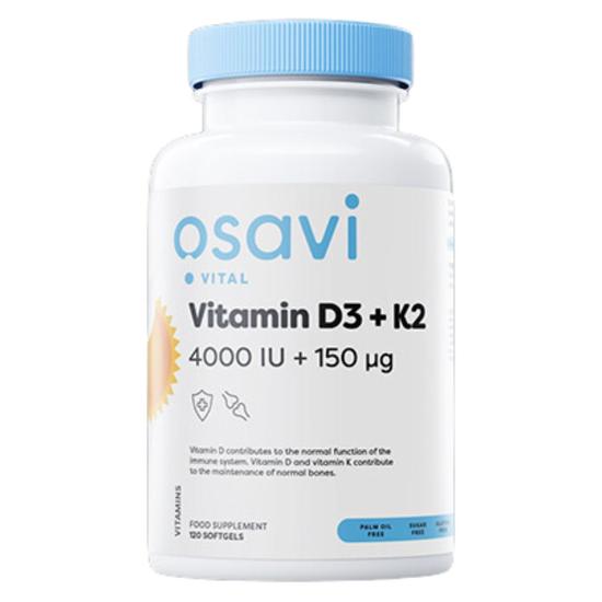 Osavi Vitamin D3 + K2 4000iu + 150mcg Softgels