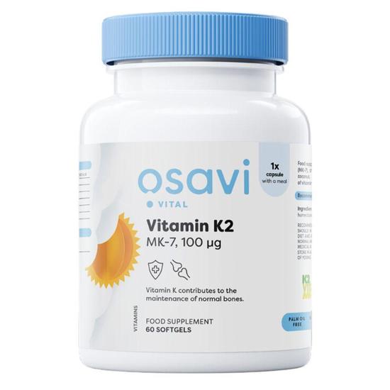 Osavi Vitamin K2 MK-7 100mcg Softgels 60 Softgels