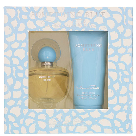 Oscar de La Renta Something Blue Eau De Parfum Spray Gift Set 100ml