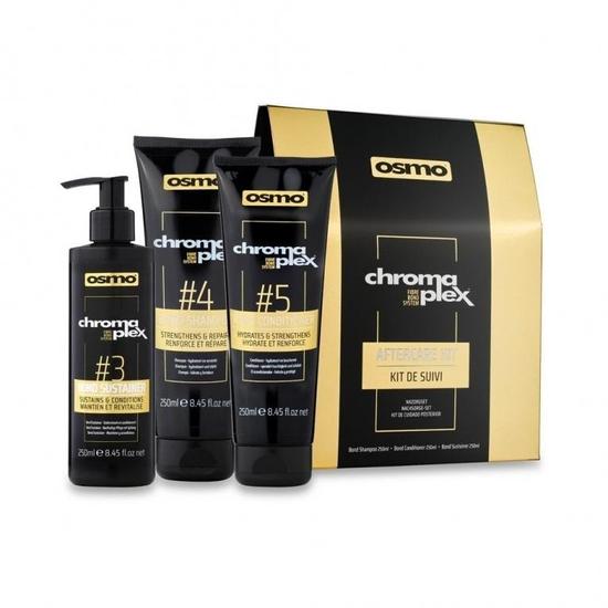 Osmo Chromaplex Aftercare Kit Includes No3 Bond Sustainer, No4 Bond Shampoo & No5 Conditioner