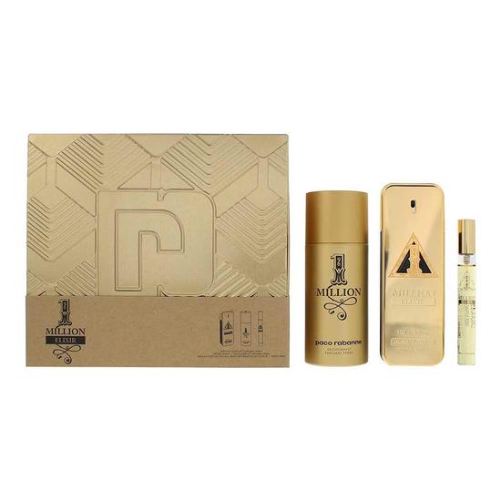 Paco Rabanne 1 Million Elixir Parfum Intense 100ml, 10ml + Deodorant Gift Set