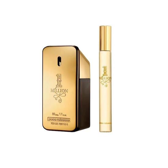 Paco Rabanne 1 Million Gift Set Eau De Toilette 50ml + Eau De Toilette 10ml