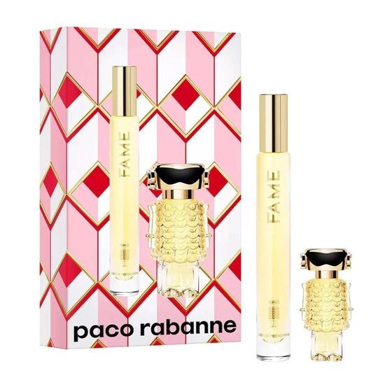 Paco Rabanne Fame Eau De Parfum 2 Pc Mini travel/gift Set 4ml & 10ml