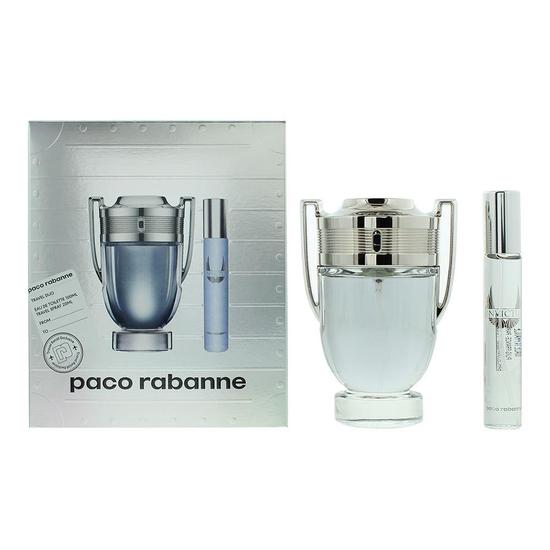 Paco Rabanne Invictus Eau De Toilette 100ml + Eau De Toilette 20ml Gift Set