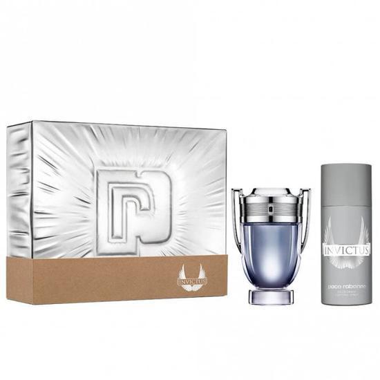 Paco Rabanne Invictus Eau De Toilette Gift Set 100ml Eau de Toilette + Deodorant