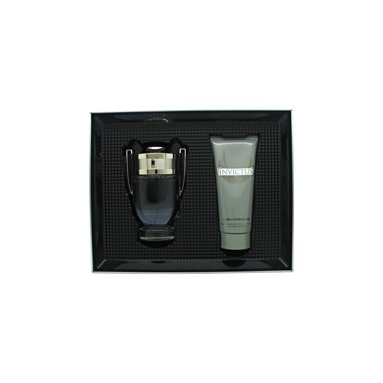 Paco Rabanne Invictus Gift Set 100ml Eau De Toilette + 100ml Shower Gel