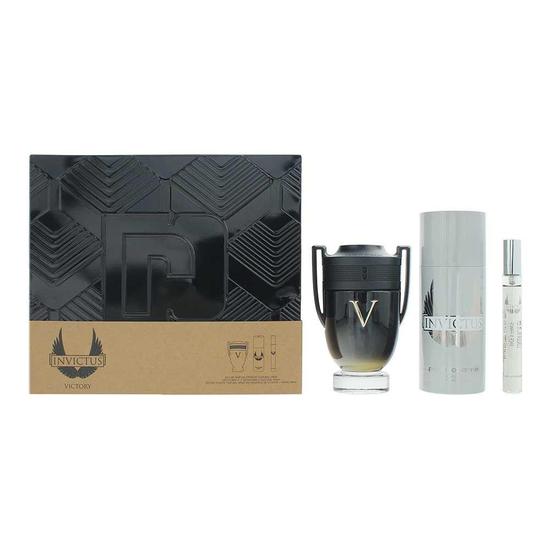 Paco Rabanne Invictus Victory L'Eau De Parfum Extreme Gift Set For Him