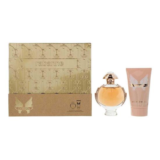 Paco Rabanne Olympea Eau De Parfum 50ml + Body Lotion 75ml Gift Set For Her 50ml