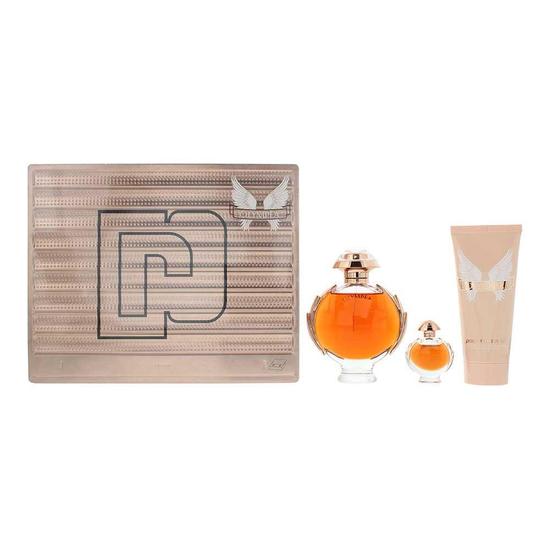 Paco Rabanne Olympea Eau De Parfum 80ml, 6ml + Body Lotion 100ml Gift Set