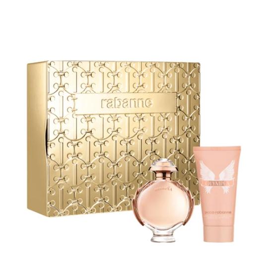Paco Rabanne Olympea Eau De Parfum Women's Perfume Gift Set Spray With Body Lotion 50ml