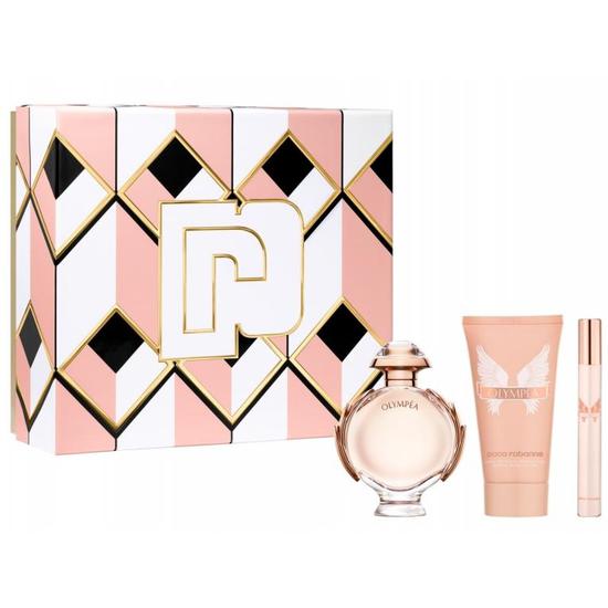 Paco Rabanne Olympea Fragrance Gift Set 80ml & 10ml Eau De Parfum + 100ml Body Lotion