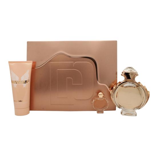 Paco Rabanne Olympea Gift Set 80ml Eau De Parfum + 100ml Body Lotion + 6ml Eau De Parfum
