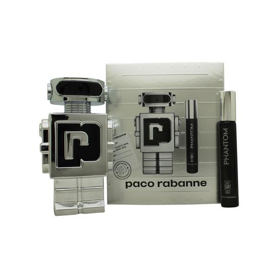 Paco Rabanne Phantom Gift Set 100ml Eau De Toilette + 20ml Eau De Toilette