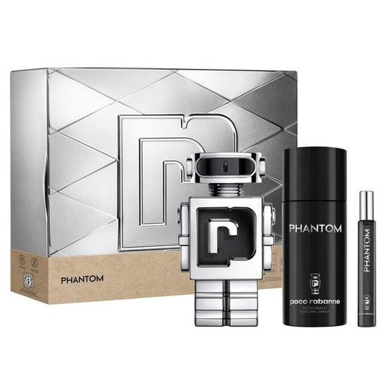 Paco Rabanne Phantom Gift Set Eau De Toilette (100ml & 10ml) + Deodorant Spray