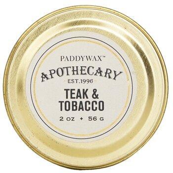 Paddywax Apothecary Candle Teak & Tobacco 56g