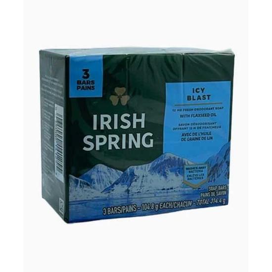 Palmolive Irish Spring Icy Blast Deodorant Soap 104.8g (3 Bar)