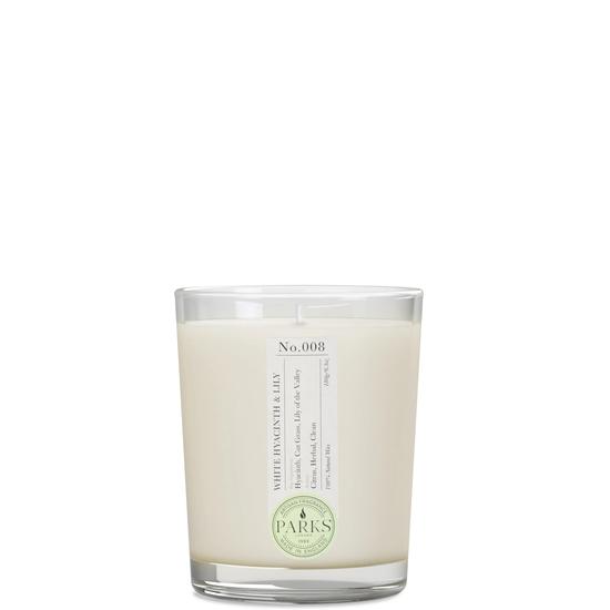 Parks London Home Collection White Hyacinth & Lily Candle 180g