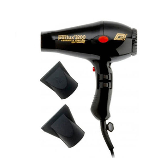 Parlux 3200 Compact Ceramic Ionic Hair Dryer Black