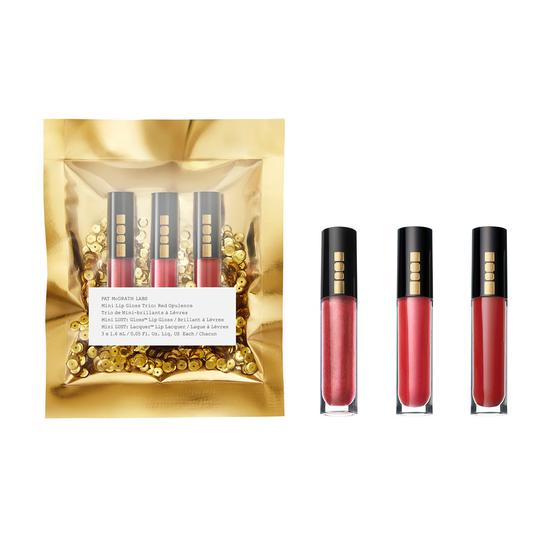 Pat McGrath Labs Set Of Three Lust: Mini Lip Gloss Red Opulence
