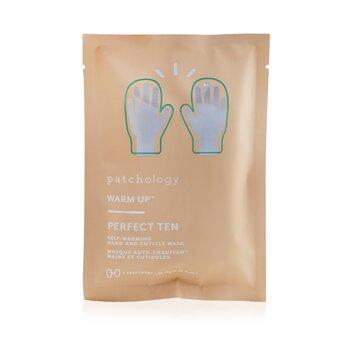 Patchology Warm Up Perfect Ten Self-Warming Hand & Cuticle Mask 2x8g