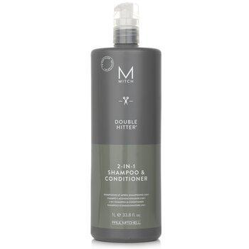 Paul Mitchell Mitch Double Hitter 2-in-1 Shampoo & Conditioner 1000ml