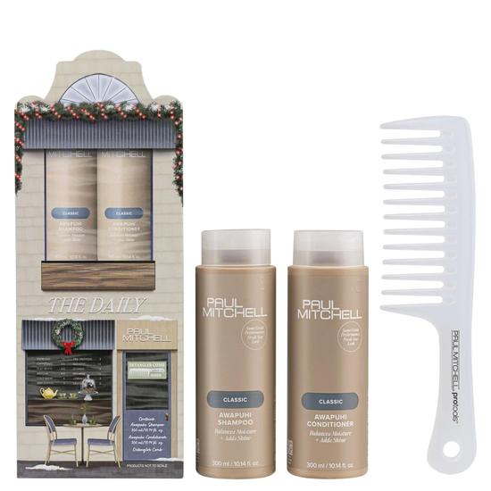 Paul Mitchell Original Gift Set Shampoo 300ml, Conditioner 300ml & Comb