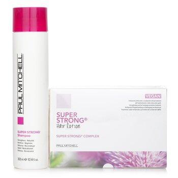 Paul Mitchell Strength Super Strong Complex Programme Set: Shampoo + Hair Lotion 13pcs