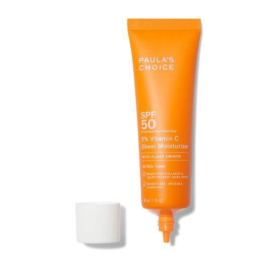 Paula's Choice 5% Vitamin C Sheer Moisturiser SPF 50 15ml