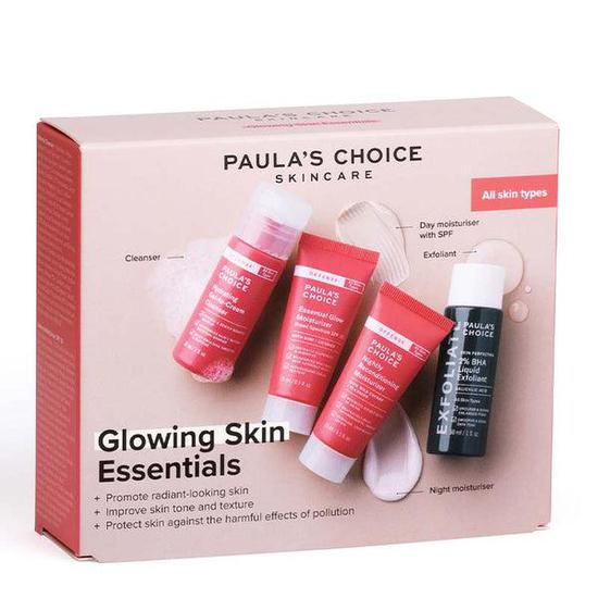 Paula's Choice Glowing Skin Essentials Kit 4-piece skin care routine