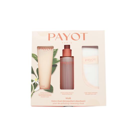 Payot Paris Nue Gift Set 75ml Cleansing Micellar Cream + 100ml Gentle Toning Mist + Face Cloth