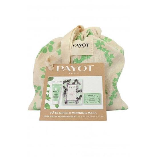 Payot Paris Pate Grise Anti Blemish Routine Day Face Gel Morning Mask & Bag