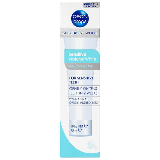 Pearl Drops Sensitive Natural White Toothpaste