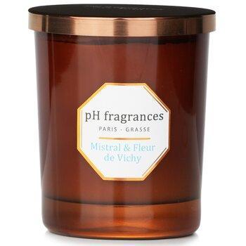 pH fragrances Scented Candle Mistral & Fleur De Vichy 180g