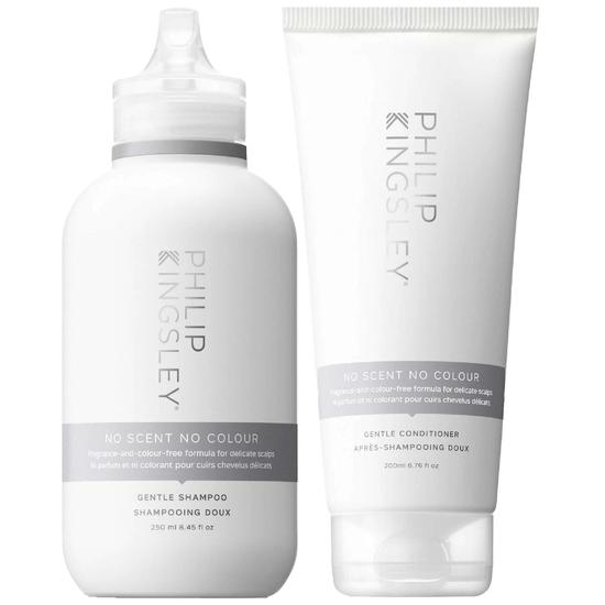 Philip Kingsley Bundles Duo: No Scent No Colour Shampoo & No Scent No Colour Gentle Conditioner