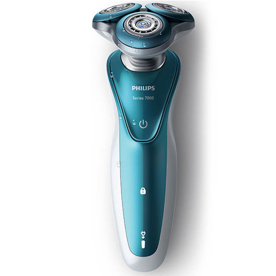Philips Men's S7370/12 Series 7000 Wet and Dry Electric Shaver with Precision Trimmer