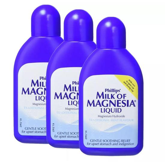 Philips Milk Of Magnesia Liquid Mint Flavour Gentle Soothing Relief