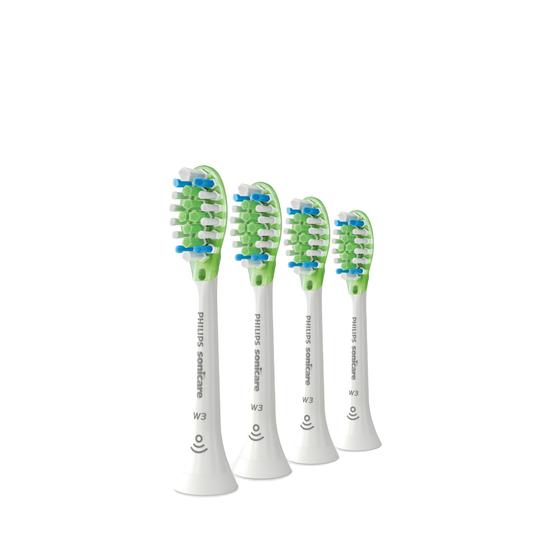 Philips Premium White Brush Heads, Pack Of 4 HX9064/1