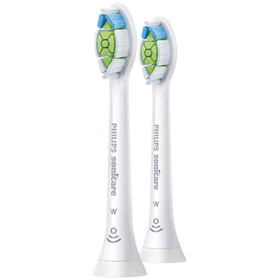 Philips Toothbrush Heads Sonicare W2 Optimal White Standard Sonic Toothbrush Heads White 2 HX6062/12