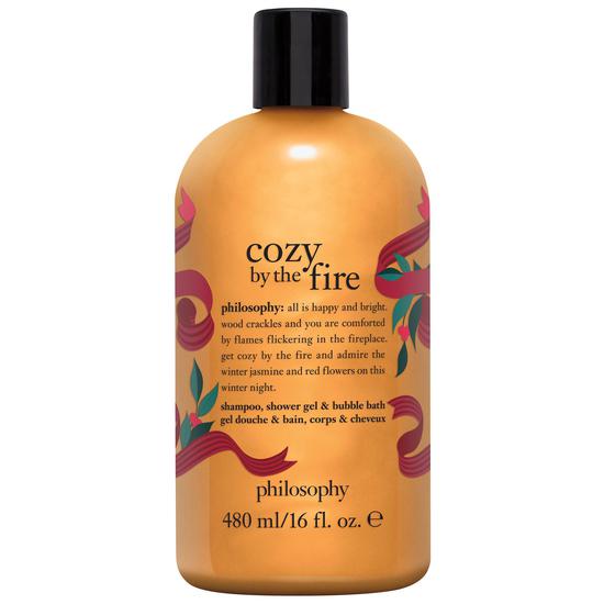 Philosophy Cozy By The Fire Shampoo, Shower Gel & Bubble Bath 480ml