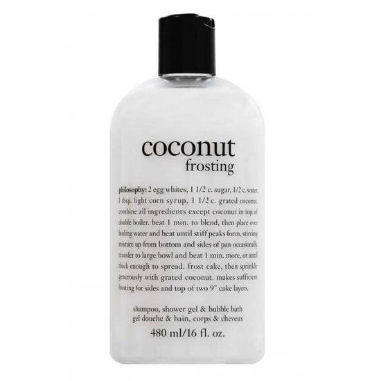 Philosophy Shampoo/Shower Gel/Bubble Bath Coconut Frosting 480ml