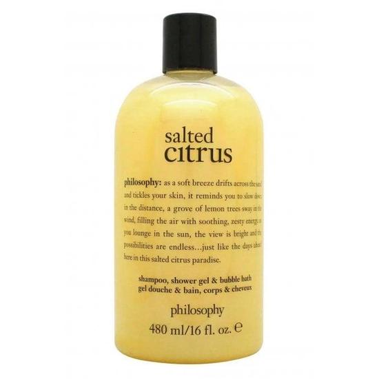 Philosophy Shampoo/Shower Gel/Bubble Bath Salted Citrus 480ml