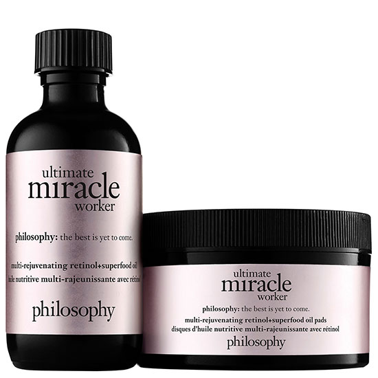 Philosophy Ultimate Miracle Worker Multi Rejuvenating Retinol+Superfood Oil & Pads
