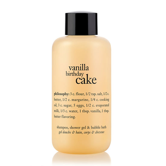 philosophy vanilla cake shower gel