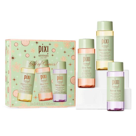 PIXI Gift Of Tonics Vitamin-C Tonic, Glow Tonic & Retinol Tonic