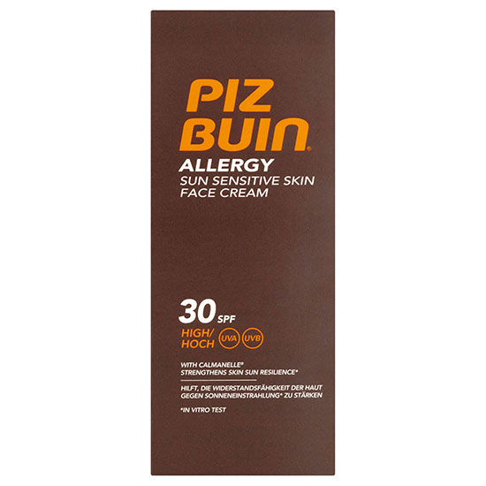 Piz Buin Allergy Sun Sensitive Skin Face Cream High SPF30 50ml