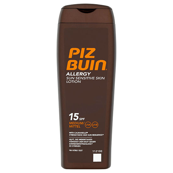 Piz Buin Allergy Sun Sensitive Skin Lotion Medium SPF15 200ml