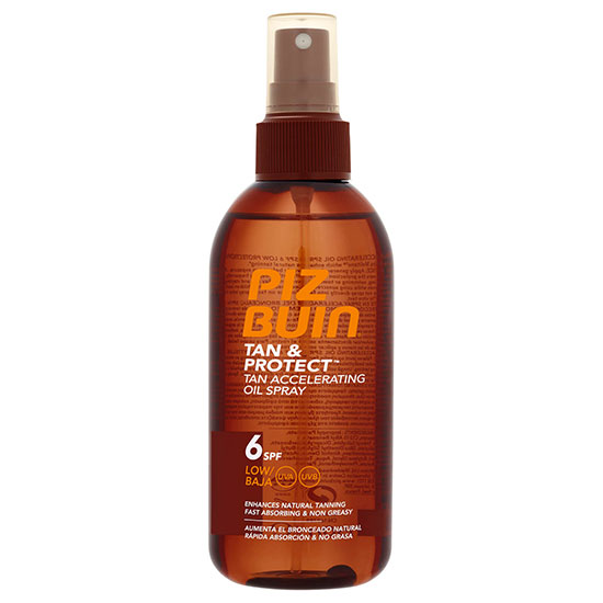 Piz Buin Tan & Protect Tan Accelerating Oil Spray SPF6 150ml