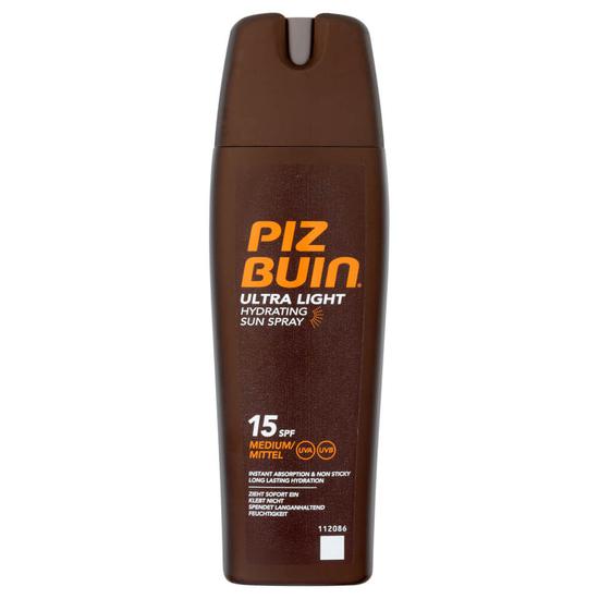 Piz Buin Ultra Light Hydrating Sun Spray Medium SPF15 200ml