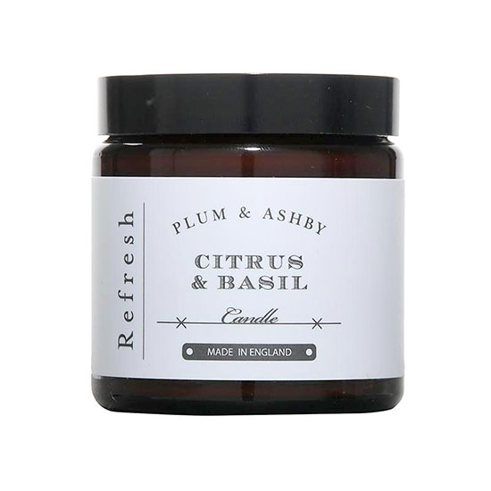 Plum & Ashby No5 Citrus & Basil Travel Candle
